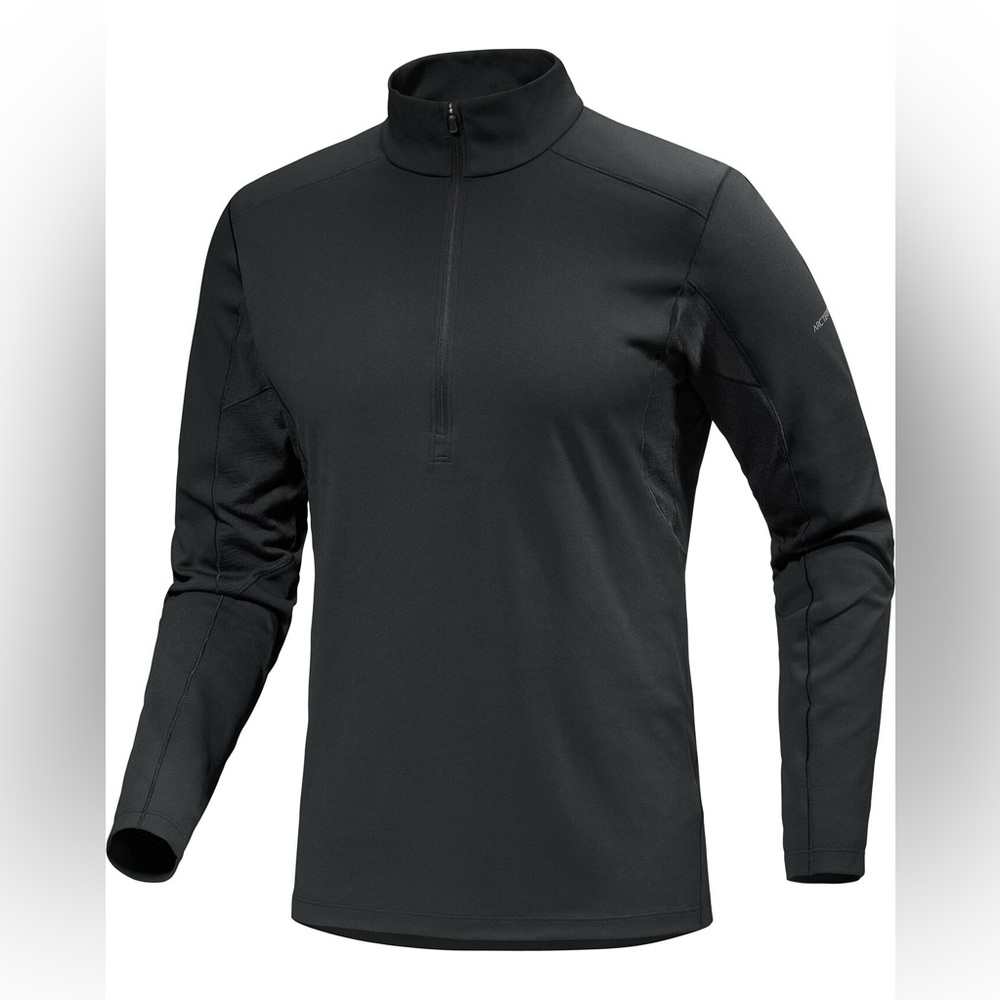 Arc'teryx Rho Hybrid 1/2 Zip Men's Black Medium NWT